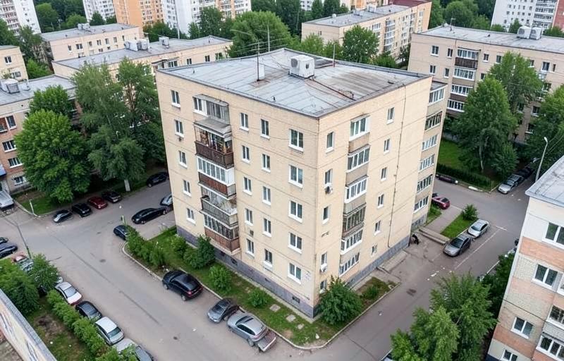 Пятиэтажный панельный дом на улице Северной, 12